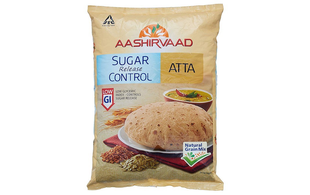 Aashirvaad Sugar Release Control Atta   Pack  5 kilogram
